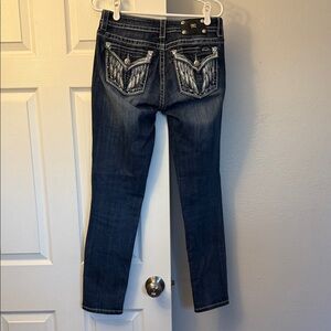 Miss Me Dark Blue Skinny Jeans